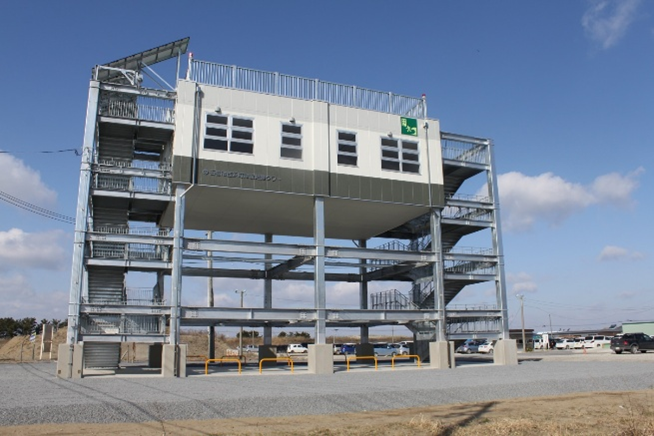 津波避難タワー(宮城県石巻市西浜町)