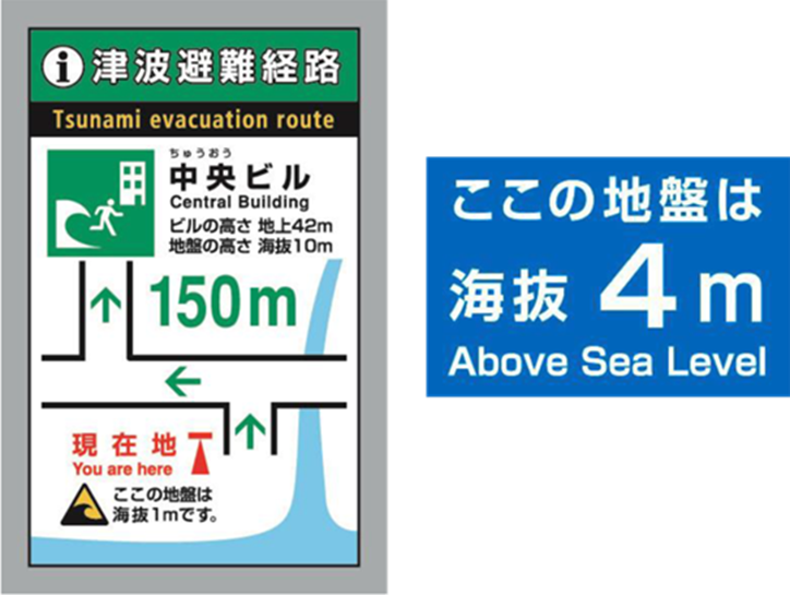 津波避難誘導標識等