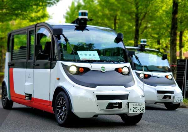 東広島市での自動運転バス実証実験